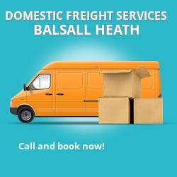 B12 local freight services Balsall Heath