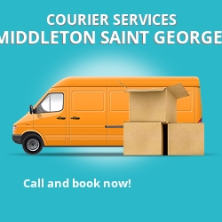 Middleton Saint George courier services DL2