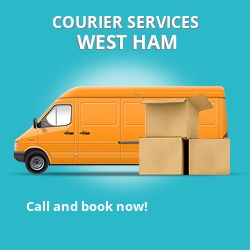 West Ham courier services E15