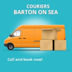 Barton-on-Sea couriers prices BH25 parcel delivery