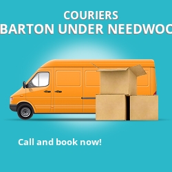 Barton-under-Needwood couriers prices DE13 parcel delivery