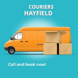 Hayfield couriers prices PA35 parcel delivery