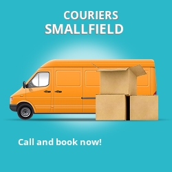 Smallfield couriers prices RH6 parcel delivery
