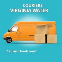 Virginia Water couriers prices GU25 parcel delivery