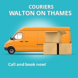 Walton on Thames couriers prices KT12 parcel delivery