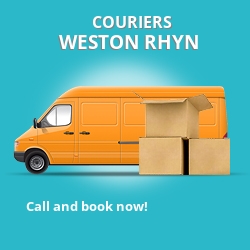 Weston Rhyn couriers prices SY10 parcel delivery