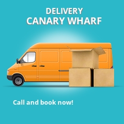 E14 point to point delivery Canary Wharf