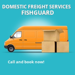 SA65 local freight services Fishguard