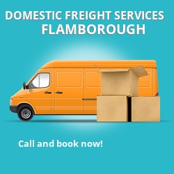 YO15 local freight services Flamborough