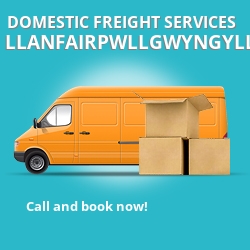 LL61 local freight services Llanfairpwllgwyngyll