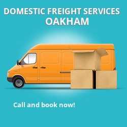 LE15 local freight services Oakham