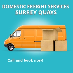 SE16 local freight services Surrey Quays