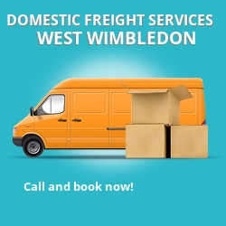 SW20 local freight services West Wimbledon