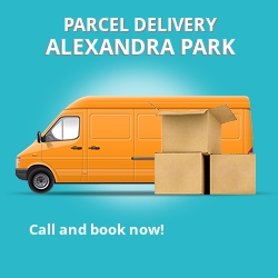 N22 cheap parcel delivery services in Alexandra Park