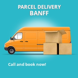 AB45 cheap parcel delivery services in Banff