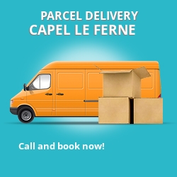 CT18 cheap parcel delivery services in Capel le Ferne