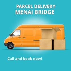 LL59 cheap parcel delivery services in Menai Bridge