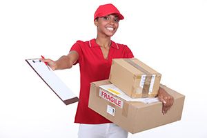 Oswaldwistle package delivery companies BB5 dhl