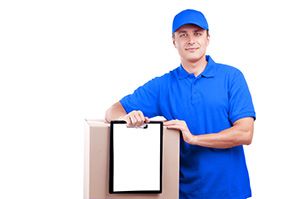 BN17 parcel collection service in Toddington