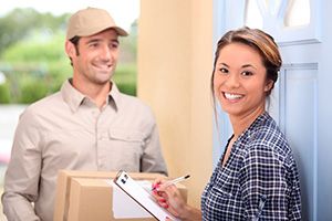 international courier company in Amble