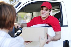 Camden Town parcel courier NW1